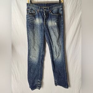 LEVIS 501 dark wash Denim- W28/L 31